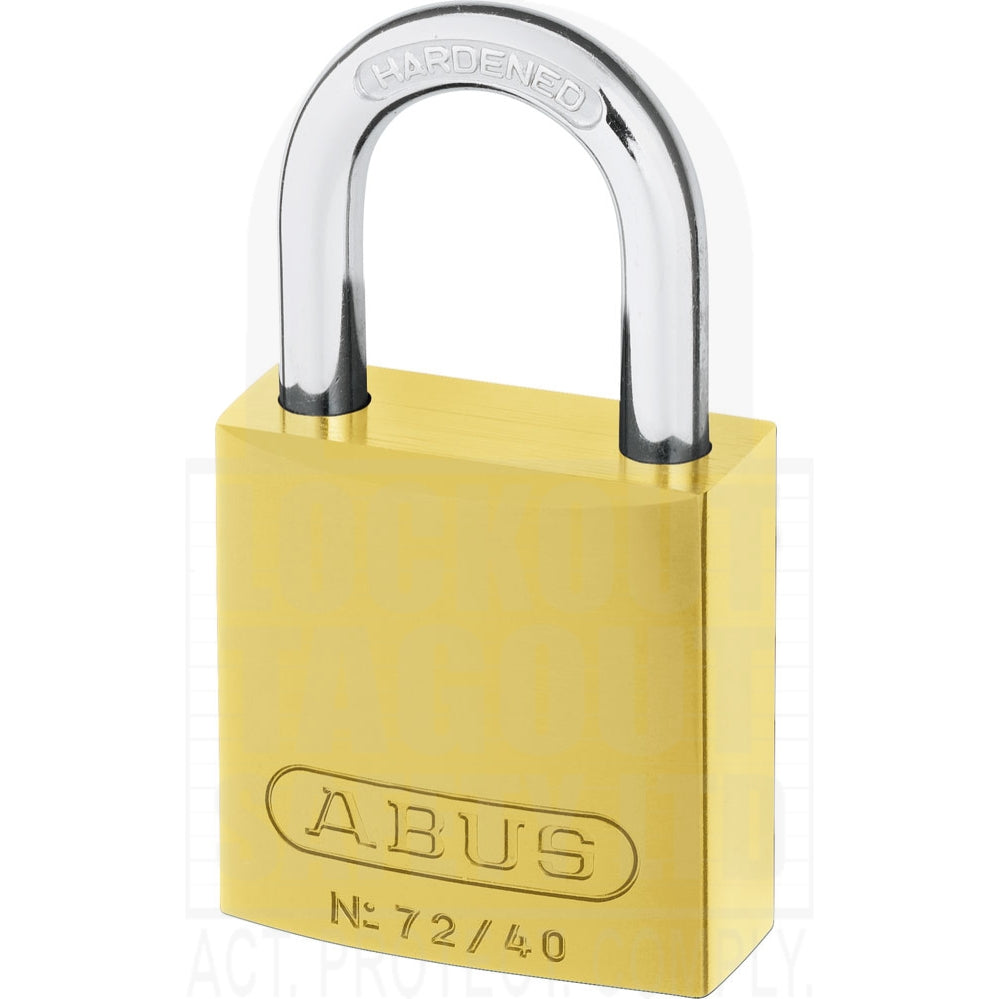 72/40 Series Abus Aluminium Padlock Standard Shackle 72/40 Series Abus Aluminium Padlock Standard Shackle